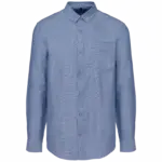 PS_K533_OXFORDCOBALTBLUE - Hidalgo Heren Oxford overhemd lange mouwen, oxford cobalt blue — productfoto 8