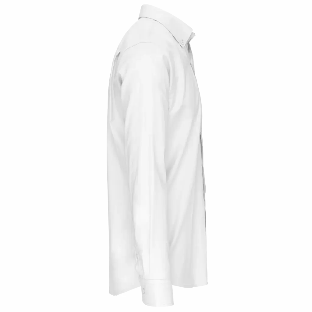 PS_K533-S_WHITE - Hidalgo-werbeartikel Heren Oxford overhemd lange mouwen, white — productfoto 12