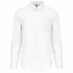 PS_K533_WHITE - Hidalgo Heren Oxford overhemd lange mouwen, white — productfoto 13