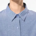 Dames Oxford blouse lange mouwen — productfoto 4