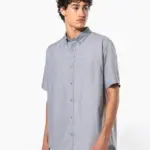 Heren Oxford overhemd korte mouwen — productfoto 2