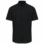 Heren Oxford overhemd korte mouwen, black — productfoto 6