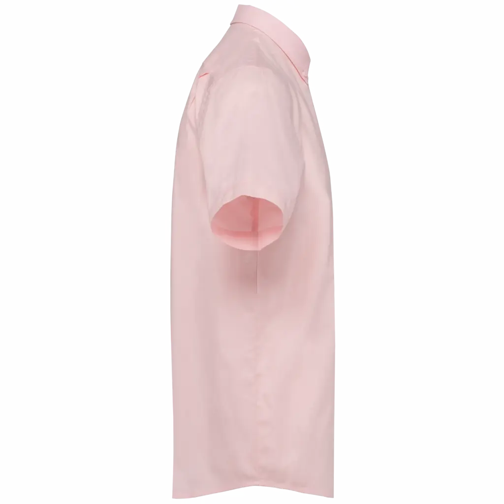 PS_K535-S_OXFORDPALEPINK - Hidalgo-werbeartikel Heren Oxford overhemd korte mouwen, oxford pale pink — productfoto 8