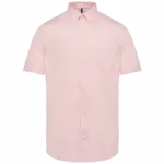 PS_K535_OXFORDPALEPINK - Hidalgo Heren Oxford overhemd korte mouwen, oxford pale pink — productfoto 9
