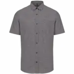 PS_K535_OXFORDSILVER - Hidalgo Heren Oxford overhemd korte mouwen, oxford silver — productfoto 11