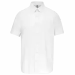 PS_K535_WHITE - Hidalgo Heren Oxford overhemd korte mouwen, white — productfoto 13