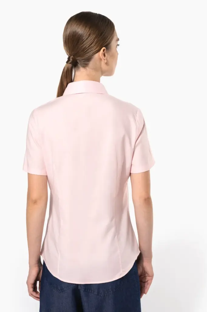Dames Oxford blouse korte mouwen — productfoto 2
