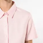 Dames Oxford blouse korte mouwen — productfoto 3