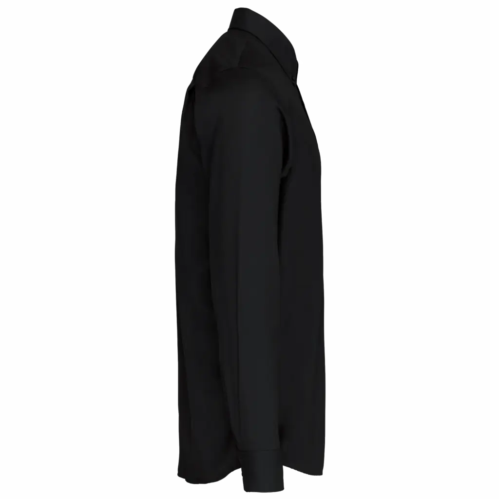 PS_K537-S_BLACK - Hidalgo-werbeartikel Heren non-iron overhemd lange mouwen, black — productfoto 5