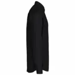 Heren non-iron overhemd lange mouwen, black — productfoto 5