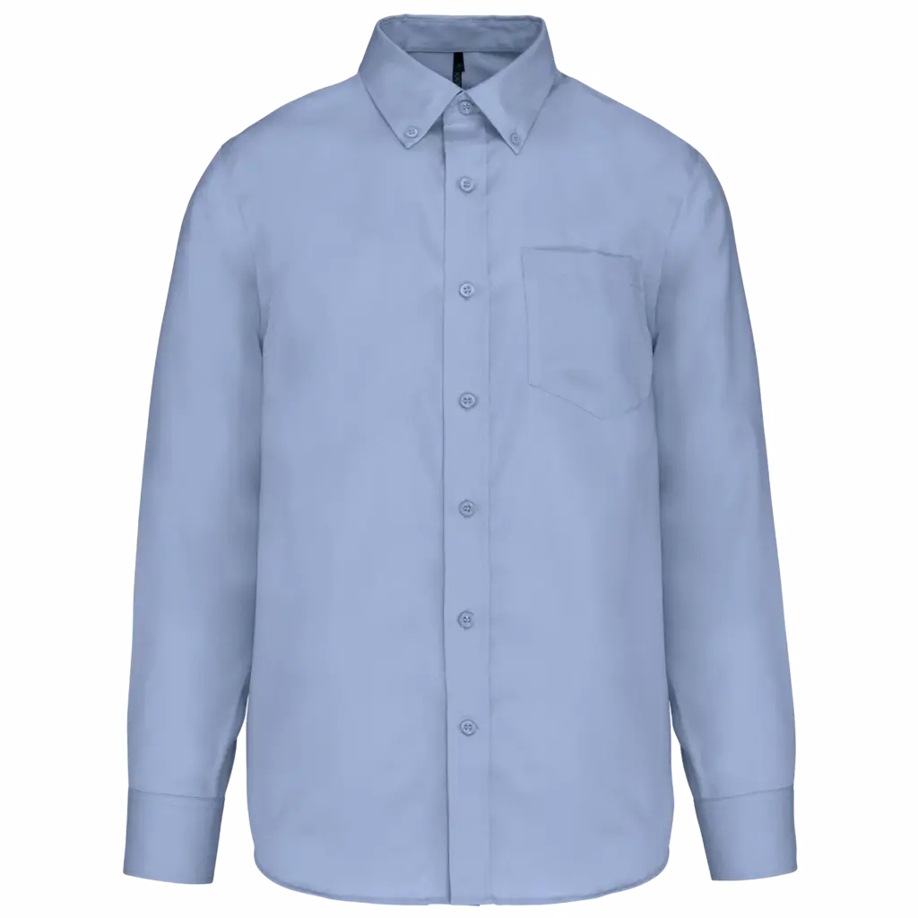 PS_K537_BRIGHTSKY - Hidalgo Heren non-iron overhemd lange mouwen, bright sky — productfoto 7