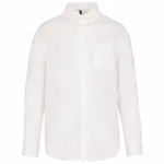 PS_K537_WHITE - Hidalgo Heren non-iron overhemd lange mouwen, white — productfoto 8