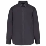 PS_K537_ZINC - Hidalgo Heren non-iron overhemd lange mouwen, zinc — productfoto 9