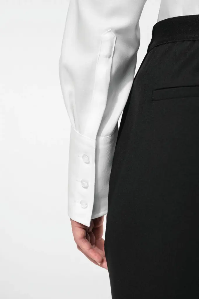 K538-7_2026 - Hidalgo-werbeartikel Dames non-iron blouse lange mouwen — productfoto 4