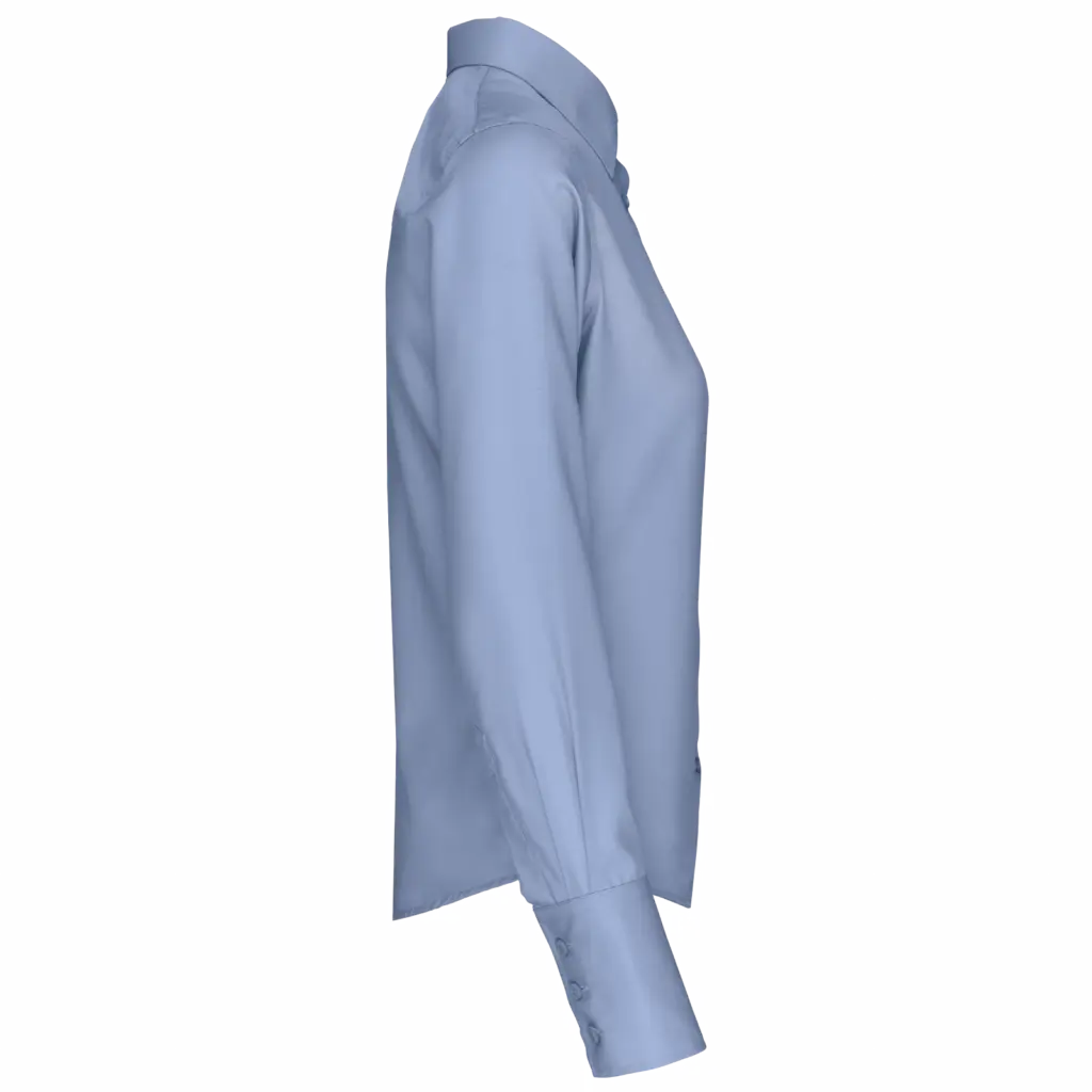 PS_K538-S_BRIGHTSKY - Hidalgo-werbeartikel Dames non-iron blouse lange mouwen, bright sky — productfoto 6