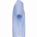 Heren non-iron micro sergé overhemd korte mouwen, bright sky — productfoto 6