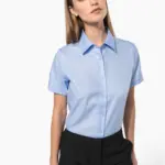 K540-5_2026 - Hidalgo-werbeartikel Dames non-iron blouse korte mouwen