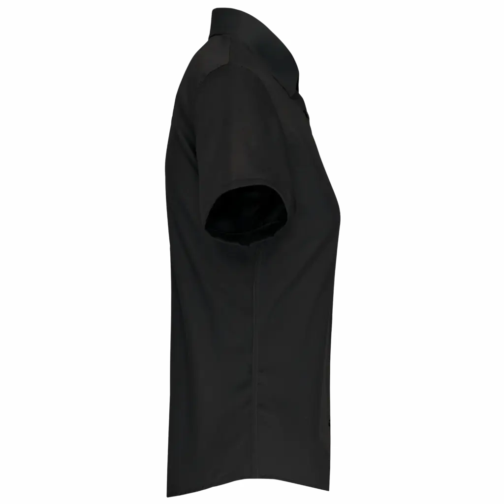 PS_K540-S_BLACK - Hidalgo-werbeartikel Dames non-iron blouse korte mouwen, black — productfoto 5