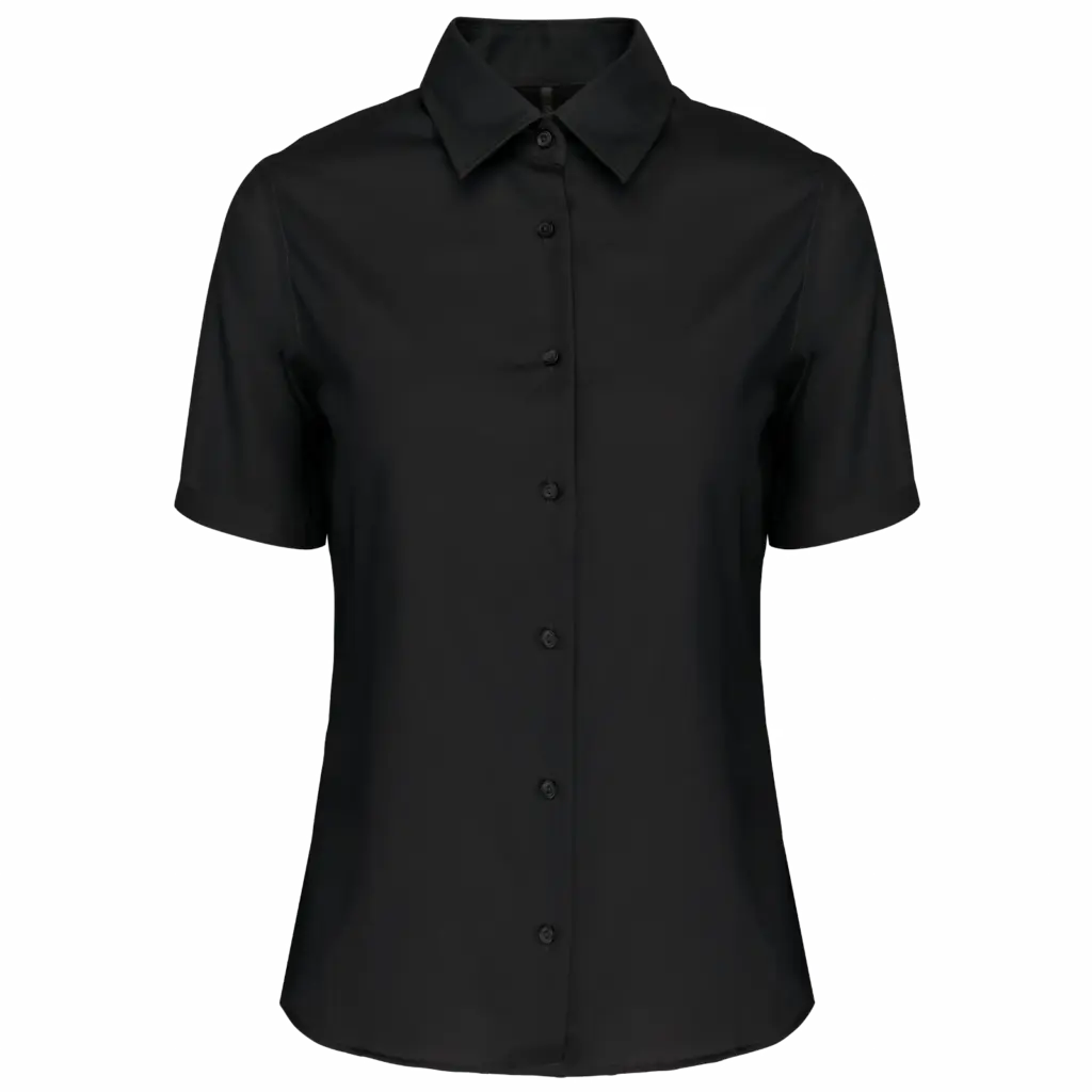 Damen Kurzarmbluse K540 bügelfrei bedrucken Twill XS-4XL — Produktfoto 6