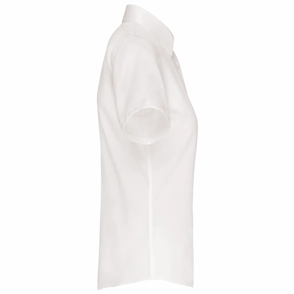 PS_K540-S_WHITE - Hidalgo-werbeartikel Dames non-iron blouse korte mouwen, white — productfoto 7