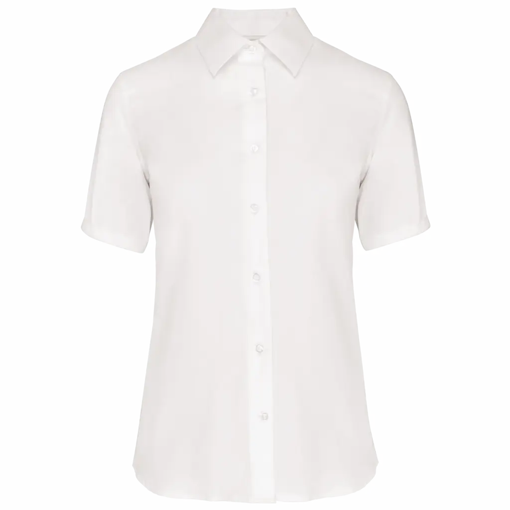 Damen Kurzarmbluse K540 bügelfrei bedrucken Twill XS-4XL — Produktfoto 8