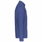 Heren poplin overhemd lange mouwen, cobalt blue — productfoto 8