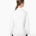 Dames poplin blouse lange mouwen — productfoto 2