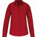 Damenbluse bedrucken K542 Easy Care Popeline XS-4XL — Produktfoto 8