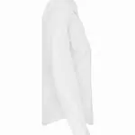 Dames poplin blouse lange mouwen, white — productfoto 11