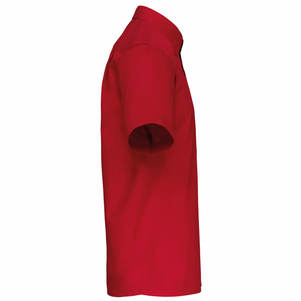 PS_K543-S_CLASSICRED - Hidalgo-werbeartikel Heren poplin overhemd korte mouwen, classic red — productfoto 7