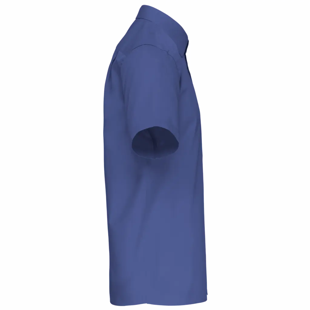 PS_K543-S_COBALTBLUE - Hidalgo-werbeartikel Heren poplin overhemd korte mouwen, cobalt blue — productfoto 8