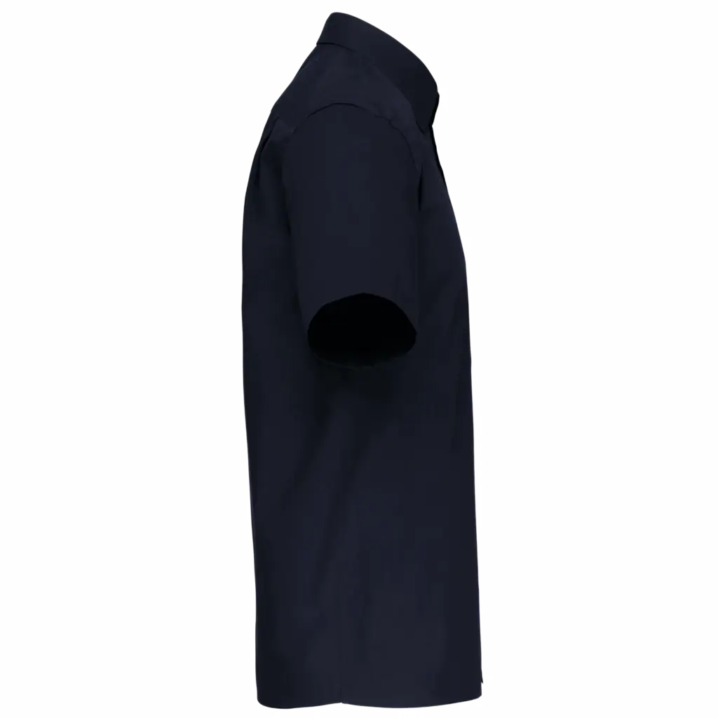 PS_K543-S_NAVY - Hidalgo-werbeartikel Heren poplin overhemd korte mouwen, navy — productfoto 9