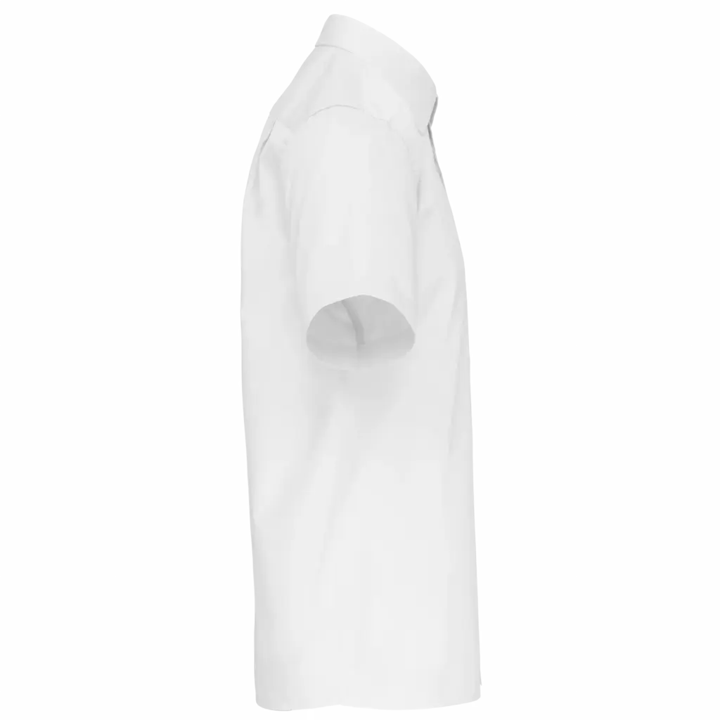 PS_K543-S_WHITE - Hidalgo-werbeartikel Heren poplin overhemd korte mouwen, white — productfoto 11