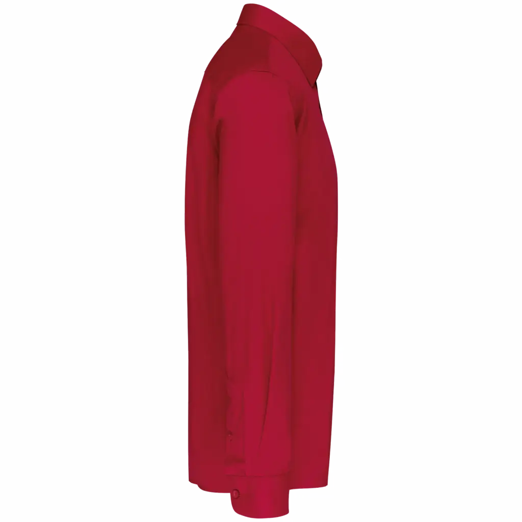 Overhemd in onderhoudsvriendelijk polykatoen-popeline heren, classic red — productfoto 12