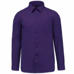 Overhemd in onderhoudsvriendelijk polykatoen-popeline heren, purple — productfoto 24