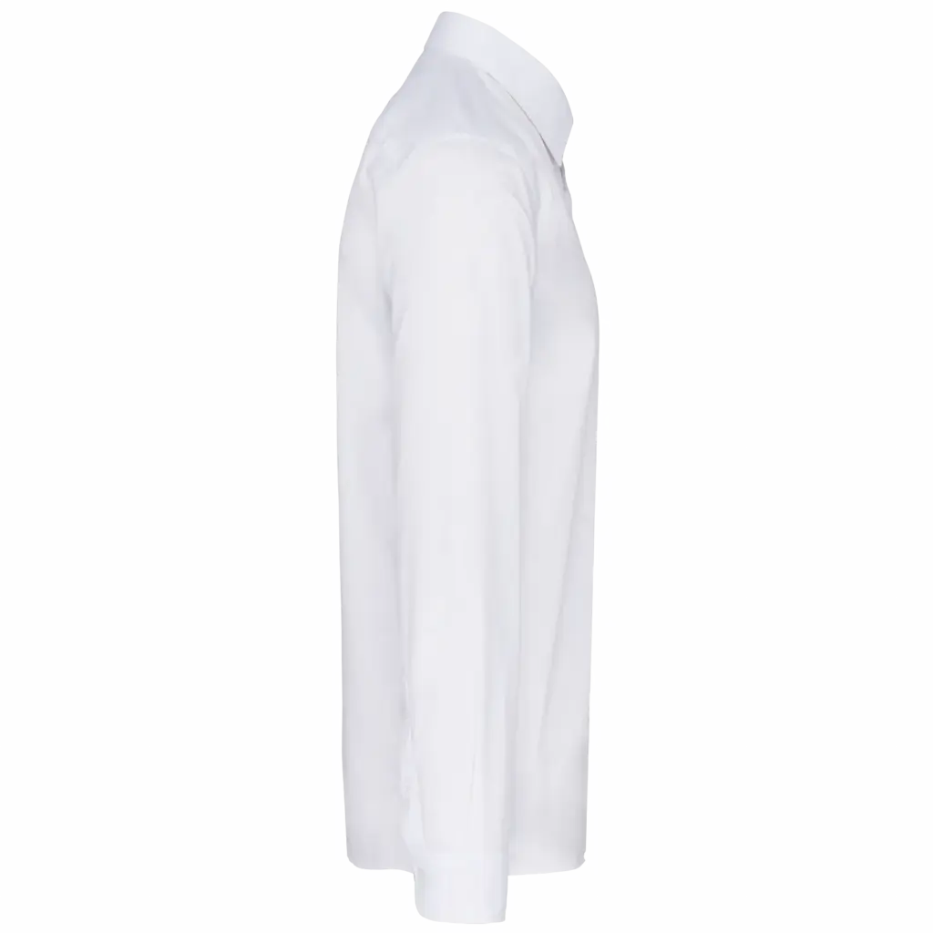 Overhemd in onderhoudsvriendelijk polykatoen-popeline heren, white — productfoto 27