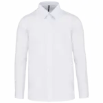 Overhemd in onderhoudsvriendelijk polykatoen-popeline heren, white — productfoto 28