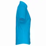 PS_K548-S_BRIGHTTURQUOISE - Hidalgo-werbeartikel Overhemd in onderhoudsvriendelijk polykatoen-popeline korte mouwen dames, bright turquoise — productfoto 9