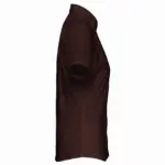 PS_K548-S_BROWN - Hidalgo-werbeartikel Overhemd in onderhoudsvriendelijk polykatoen-popeline korte mouwen dames, brown — productfoto 10