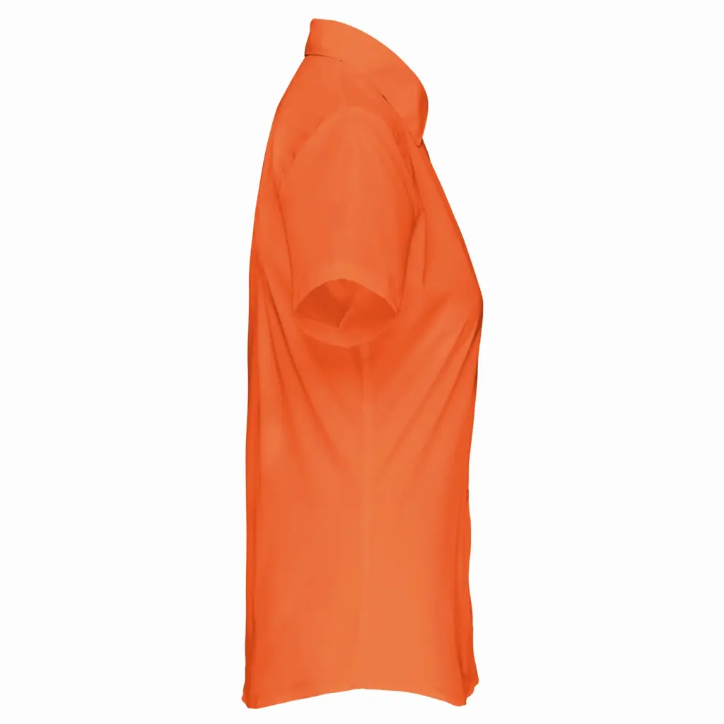 PS_K548-S_ORANGE - Hidalgo-werbeartikel Overhemd in onderhoudsvriendelijk polykatoen-popeline korte mouwen dames, orange — productfoto 22