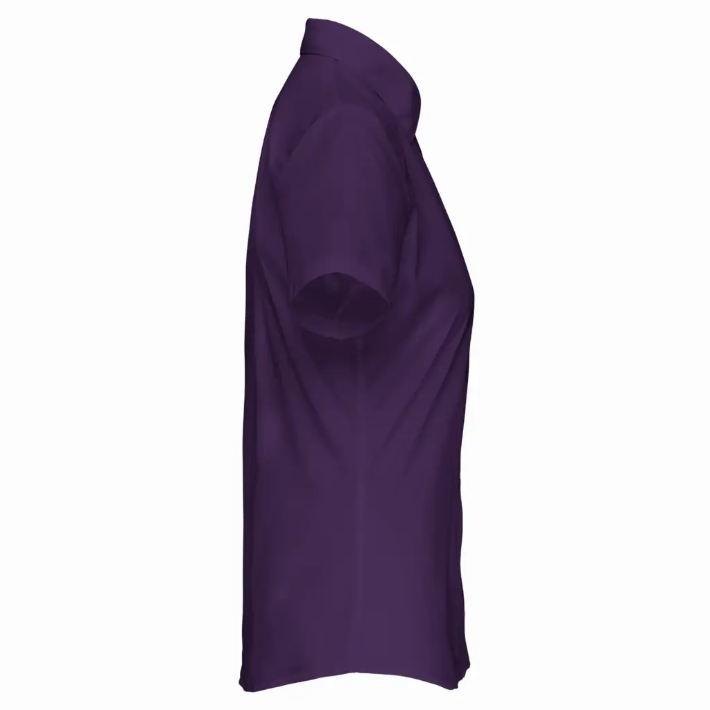PS_K548-S_PURPLE - Hidalgo-werbeartikel Overhemd in onderhoudsvriendelijk polykatoen-popeline korte mouwen dames, purple — productfoto 24