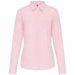 Overhemd in onderhoudsvriendelijk polykatoen-popeline dames, pale pink — productfoto 23