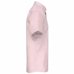 Overhemd in onderhoudsvriendelijk polykatoen-popeline korte mouwen heren, pale pink — productfoto 23