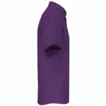 Overhemd in onderhoudsvriendelijk polykatoen-popeline korte mouwen heren, purple — productfoto 24