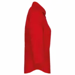 Overhemd in onderhoudsvriendelijk polykatoen-popeline 3/4-mouwen dames, classic red — productfoto 10