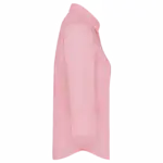 Overhemd in onderhoudsvriendelijk polykatoen-popeline 3/4-mouwen dames, pale pink — productfoto 13