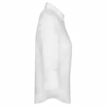 Overhemd in onderhoudsvriendelijk polykatoen-popeline 3/4-mouwen dames, white — productfoto 15