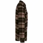 Geruit overshirt met sherpavoering, camel / black checked — productfoto 5