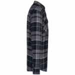 PS_K579-S_STORMGREY-NAVYCHECKED - Hidalgo Geruit overshirt met sherpavoering, storm grey / navy checked — productfoto 8