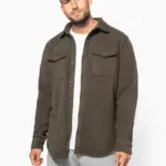 K582-03_2025 - Hidalgo Overshirt van fleece met sherpavoering
